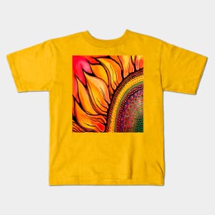 Joyful Bright Sunflower Kids T-Shirt